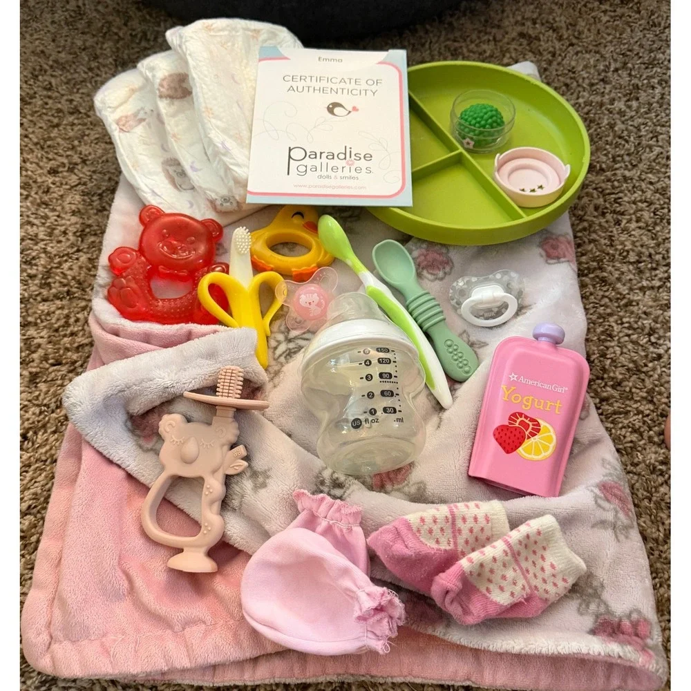 Paradise Galleries-Emma Down Syndrome Awareness Reborn Doll + Extras (NEW)
